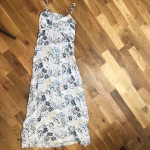 Roxy summer dress boho beach vibes large